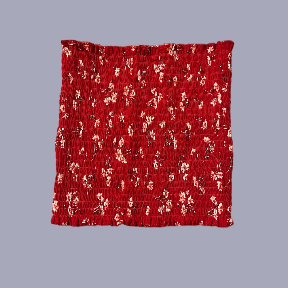 Floral tube top